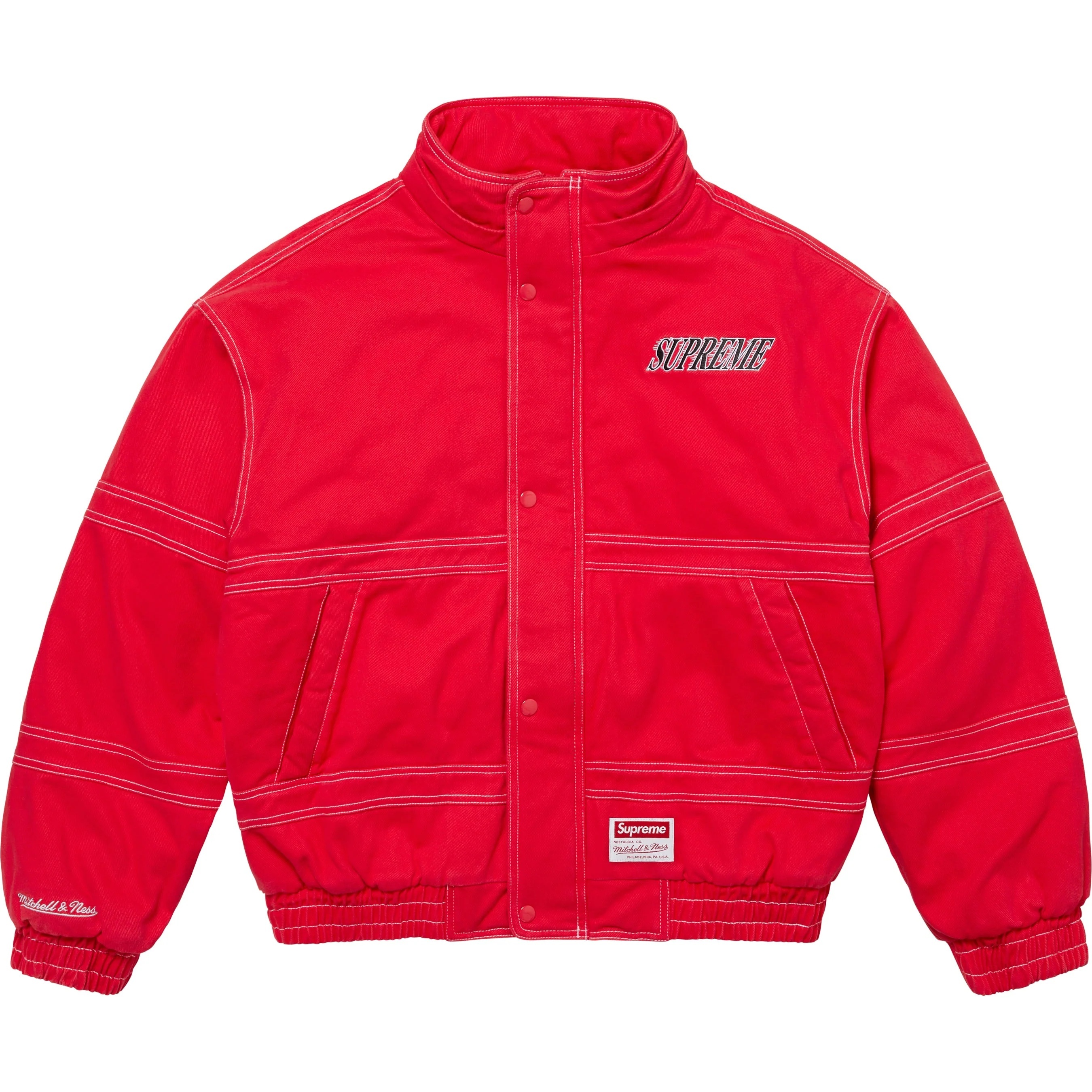 Supreme®/Mitchell & Ness® Twill Stadium Jacket view 14